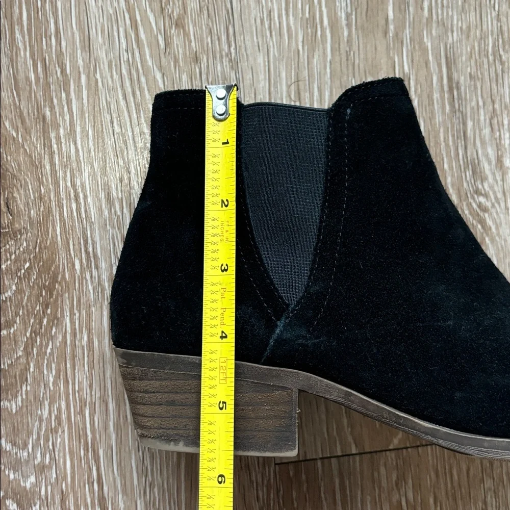 Kensie ‘Garry’ black suede ankle boots/booties, size 8